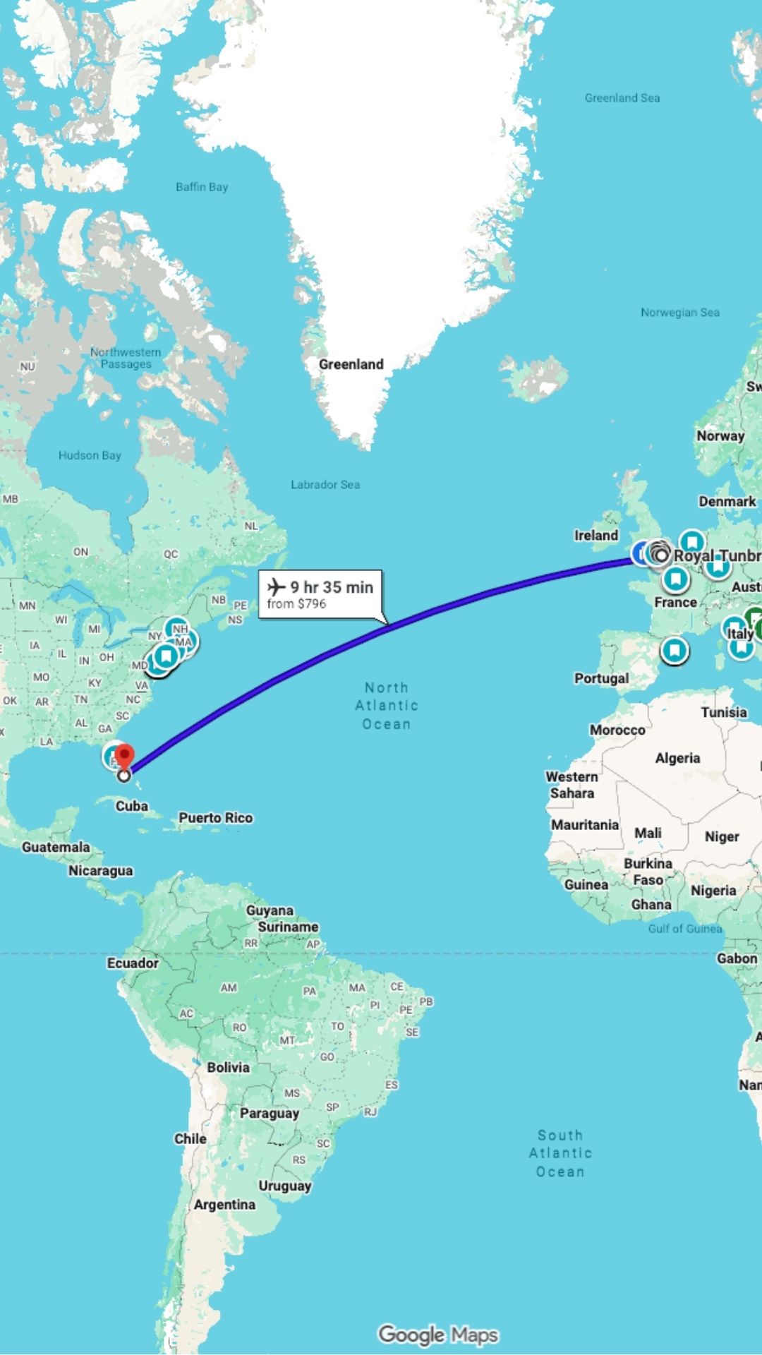 Miami to Cannes
